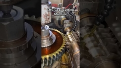 Máquina de corte de engranajes CNC #tecnología #máquina #cnc
